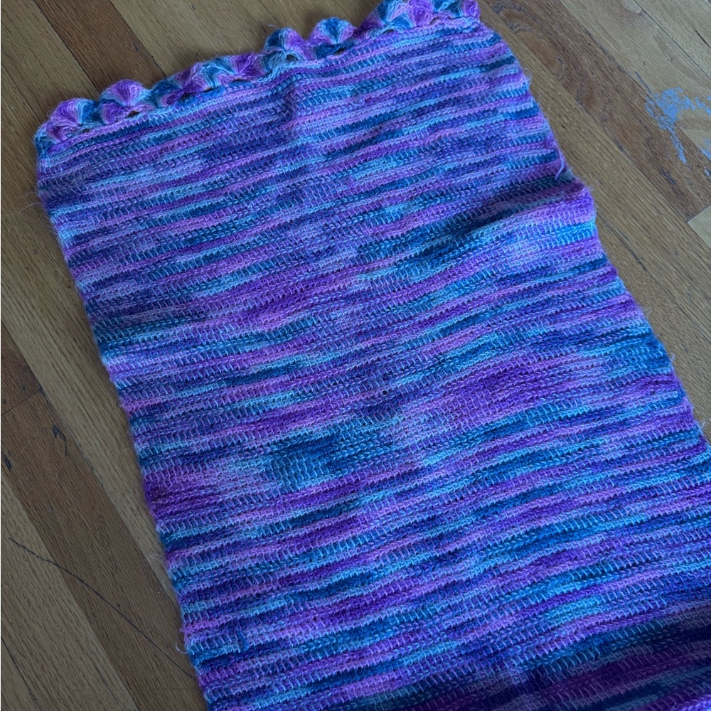 Colorful Knit Scarf - Picture 2 of 2